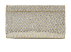 Glitter Clutch, Fabric, Gold/Silver, 0117LN, DB, 2*